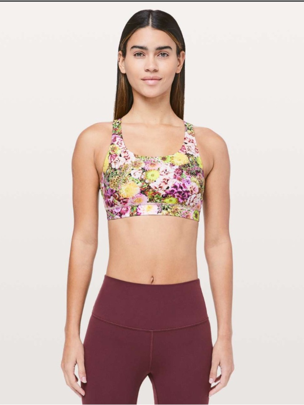 Lululemon Energy Bra *Nulux
Inflorescent Multi Floral Sports Bra Sz 4